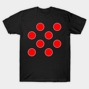 Cube 8 - Red Polka Dots T-Shirt